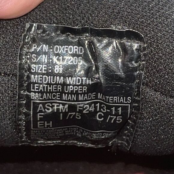 Hytest K17205 Women's Oxford Steel Toe Electrical Hazard Slip Resistant Safety W - Picture 10 of 10